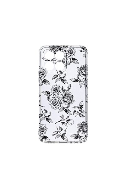 bestcase Husa BestCase¬Æ Clear Silicon, Compatibila Cu Honor X6, Black Roses,...