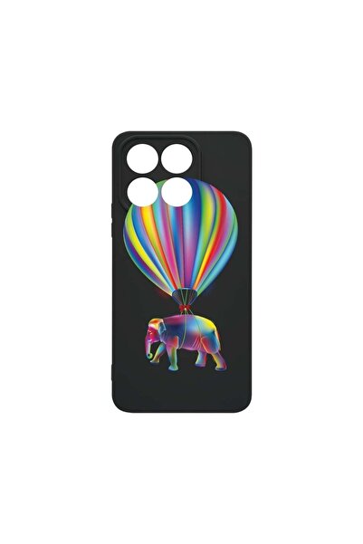 bestcase Husa BestCase¬Æ Slim SIlicon 0.8MM, Compatibila Cu Honor X6a, Rainbo...