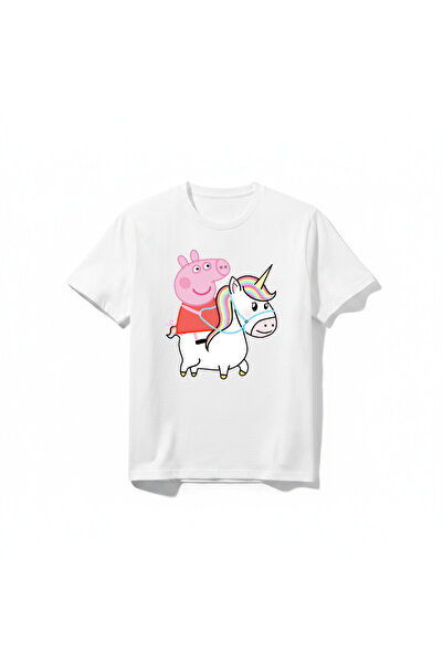 URBANTRENDSTORE Peppa Pig Temalı Unisex Kız Çocuk Erkek Çocuk Bisiklet Yuvarl...