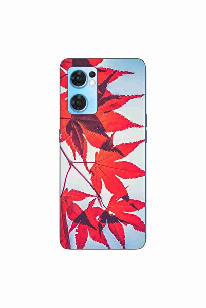 OEM Husa compatibila cu Oppo Reno7 5G Silicon Gel Tpu Model Frunze de toamna