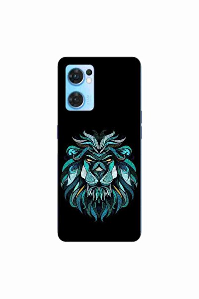 OEM Husa compatibila cu Oppo Reno7 5G Silicon Gel Tpu Model Abstract Lion