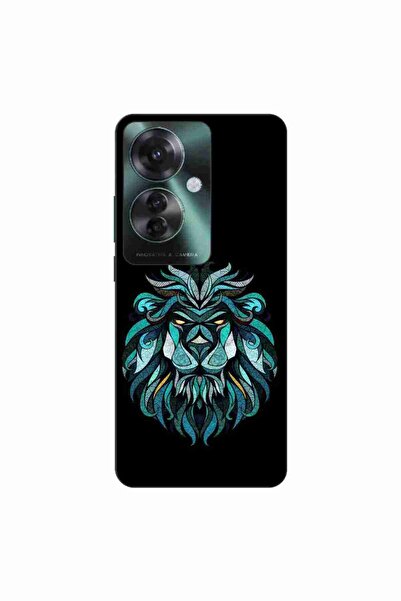 OEM Husa compatibila cu Oppo Reno11 F 5G Silicon Gel Tpu Model Abstract Lion