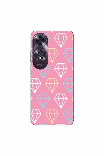 OEM Husa compatibila cu Oppo A60 4G Silicon Gel Tpu Model Diamond Pattern Doo...