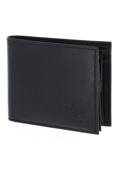 oxmox Leder Geldbörse RFID Schutz Leder 12 cm