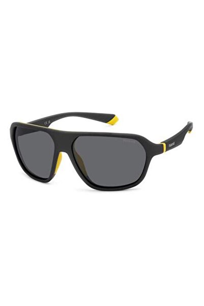 Polaroid PLD 2152/S MATTE BLACK YELLOW for UNISEX ADULT Sunglasses 59 mm