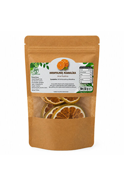 AF ALPAYDIN FOOD KURUTULMUŞ ŞEKERSİZ NATUREL MANDALİNA 50 GR Dried Mandarin