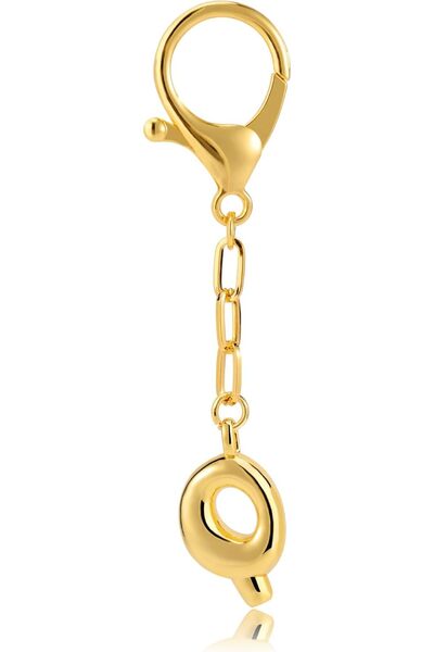 Other Mikovivi Initial Keychains for Women, Gold Initial Bag Charm Fashion Le...