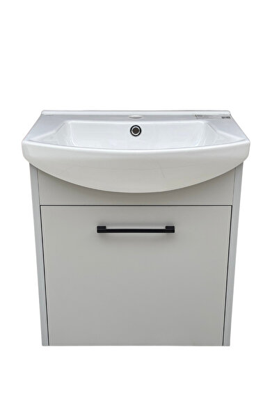 Turkuaz Banyo Ve Tuvalet Mini Lavabo 55*40 Cm (Banyo Dolabı Dahil)