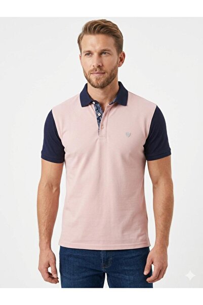 MODA GERACE Polo Yaka Slim Fit Düz Pamuklu Polo Yaka Tişört