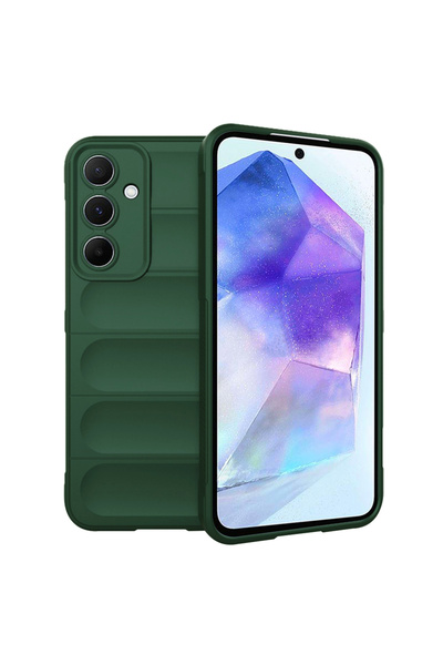 Techsuit Husa pentru Samsung Galaxy A55 5G, Magic Shield, protectie antisoc, ...