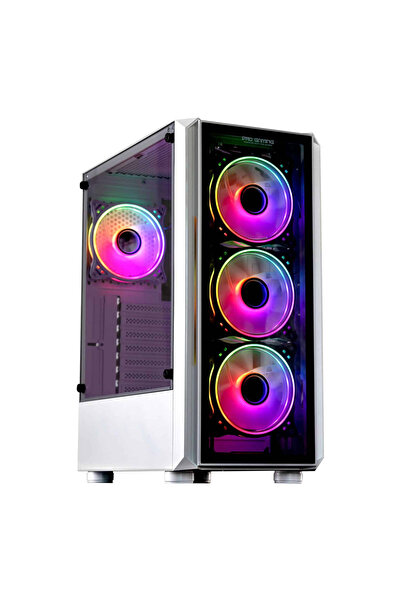 GeFors Sistem Desktop PC Gaming Alb V11 Intel i5-11400 4.4 Ghz Turbo, 32GB DD...