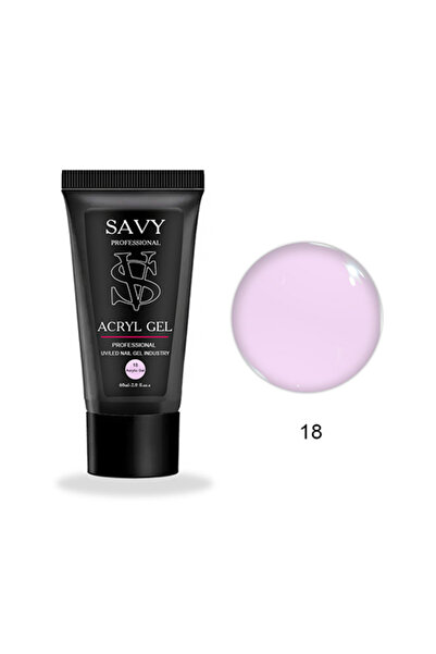 OEM Gel acrilic pentru unghii, 60 ml, SavyProfessional Nr.18