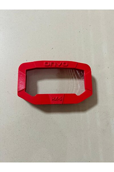 ONVO RX5 Scooter Uyumlu Ekran Kılıfı Kırmızı Renkli