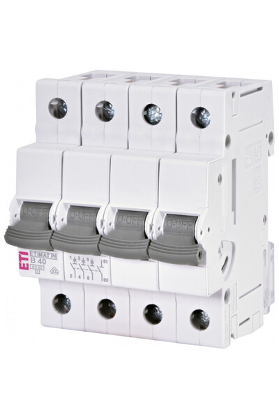 Eti Disjunctor Etimat P6 3P+N B40 001900414