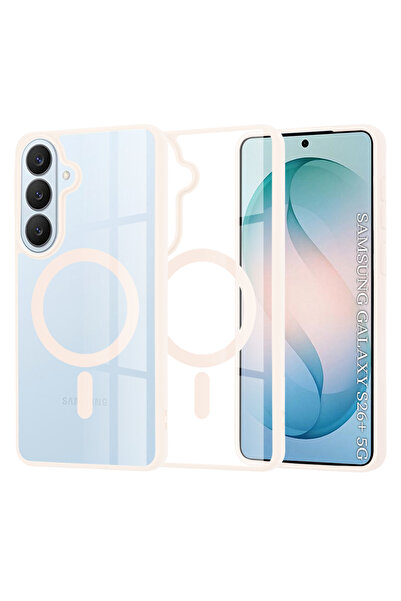Techsuit Θήκη για Samsung Galaxy S26 Plus, MagSafe Pro, αντικραδασμική, ροζ