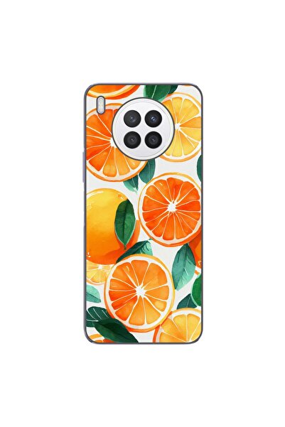 OEM Husa compatibila cu Huawei Nova 8i Silicon Gel Tpu Model Oranges
