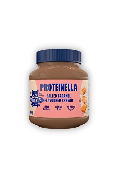 HealthyCo Cremă proteică CARAMEL SĂRĂNIT Proteinella (fără zahăr, fără ulei d...