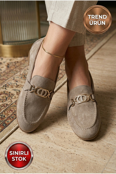 Registan Shoes SOLEVOGUE KADIN MARY JANE BANTLI BABET VE TOKALI LOAFER AYAKKA...