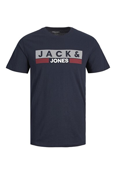 Jack & Jones Tricou cu gât cu logo - Mărime mare