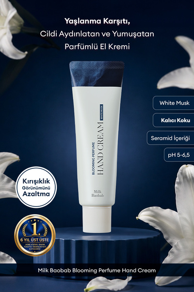 Milk Baobab Yaşlanma Karşıtı Yumuşatıcı Parfümlü El Kremi Blooming Perfume Ha...