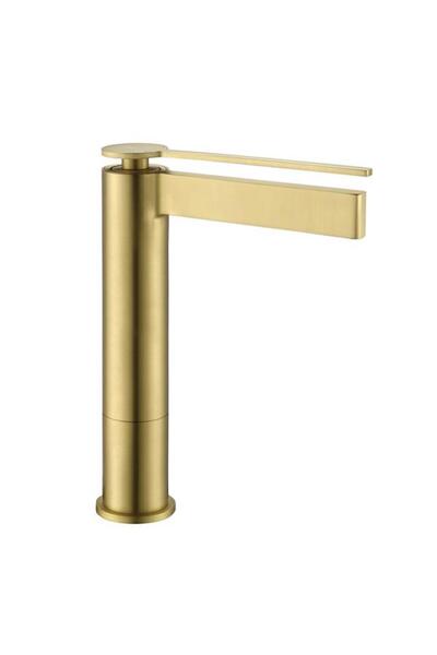 Fontana FJ-6022 صنبور حوض عالي من الذهب المصقول غير اللامع