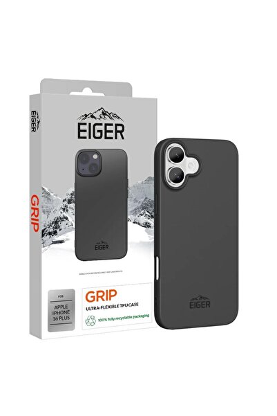 EIGER Grip Case iPhone 16 Plus Black