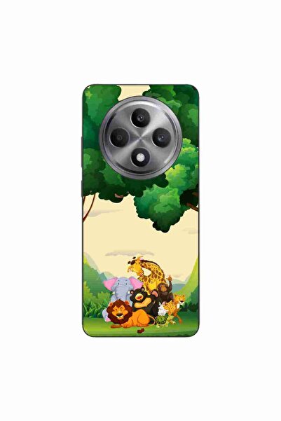 OEM Husa compatibila cu Oppo Reno12 FS Silicon Gel Tpu Model Jungla cu Animale