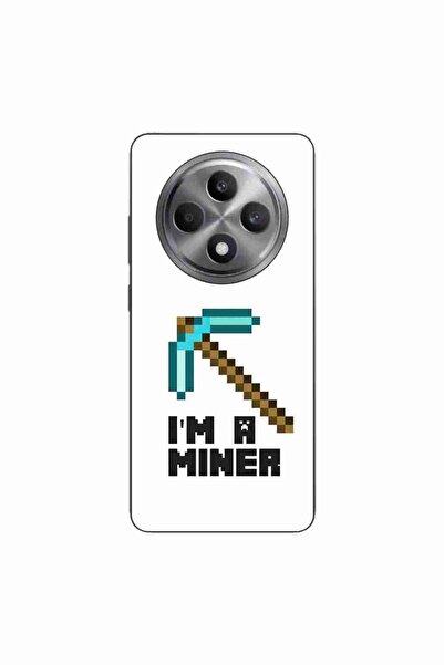 OEM Husa compatibila cu Oppo Reno12 FS Silicon Gel Tpu Model Minecraft Miner
