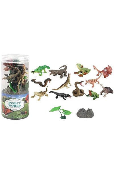 adar Set de 14 reptile într-un tub