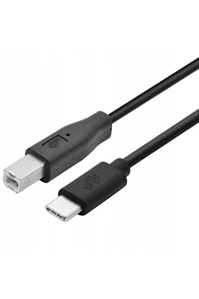 TB Kabel USB CM-BM 1.8m czarny drukarkowy