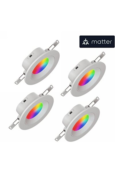 Nanoleaf Downlight inteligent Essentials - iluminare punctuală (4 bucăți) (te...