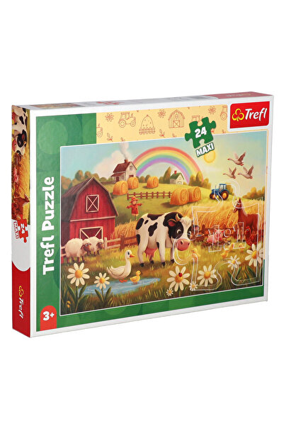 Trefl Puzzle 24 Vacă la fermă