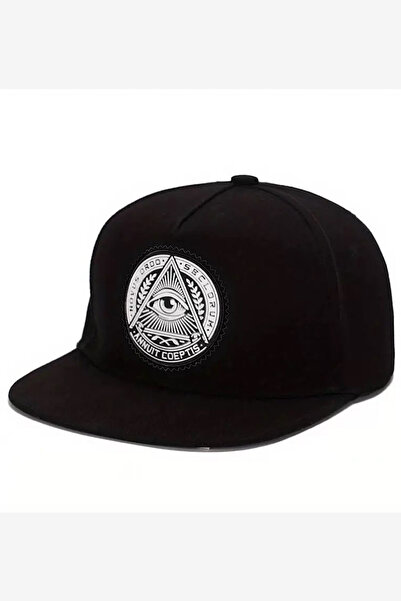 Giraffe Hip Hop Snapback Cap Şapka Mavi Unisex Erkek/Kadın (Arkası Ayarlamalı)