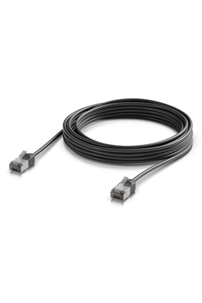 Ubiquiti Cablu patch de exterior ultra-subțire, robust, ecranat, pentru rețel...