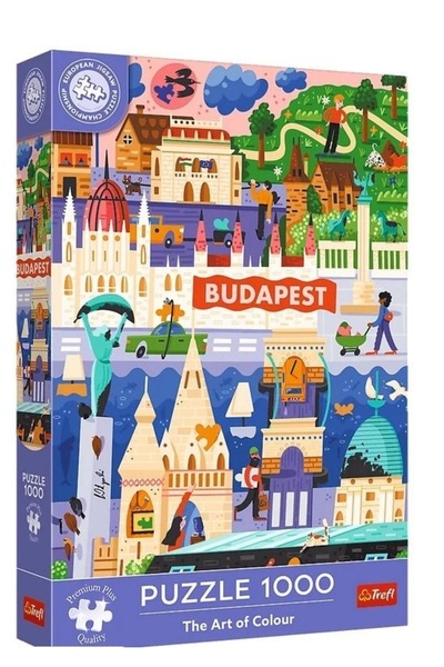 Trefl Puzzle 1000 Arta culorilor: Budapesta...