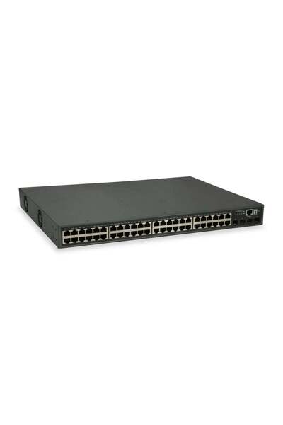 LEVEL ONE Switch PoE+ LevelOne 48xGE PoE/4x10GSFP 400W 19 " Administrat L3