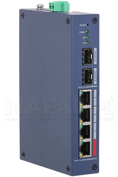 DAHUA CHS4206-4GT-90 Switch PoE industrial, programabil