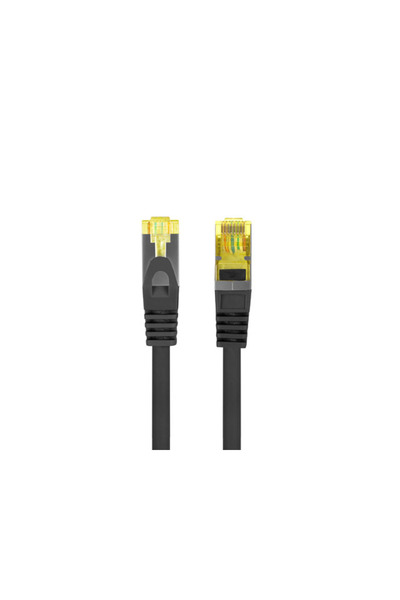 Lanberg PATCHCORD KAT.6A S/FTP LSZH CU 10M CZARNY FLUKE PASSED