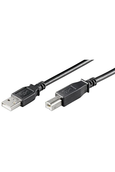 MicroConnect USB2.0 LSZH A-B 3m M-M, BLACK