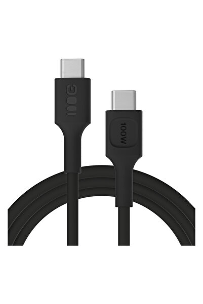 Greencell Cablu USB-C / USB-C PowerFlex 200cm PD 100W negru din silicon
