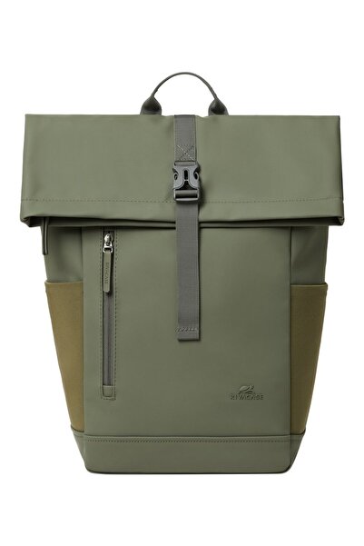 Riva Rucsac Rivacase Eden, verde oliv, ceruit (Pull Up), Poliester, Poliester...