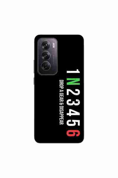 OEM Калъф, съвместим с Oppo Reno12 Pro, силиконов гел TPU с шарка на зъбни ко...