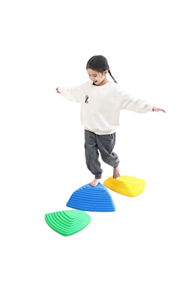 LeanToys ≈öcie≈ºka senzorială pietre de echilibru culoare 6 buc