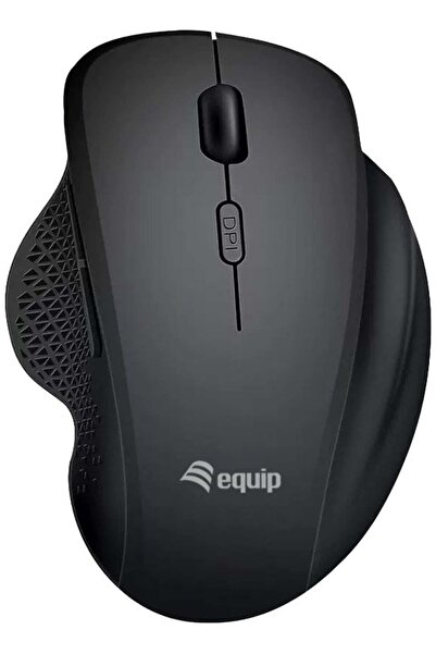 EQUIP Mouse wireless Komfortmaus, mod dual, 6 butoane, pentru mâna dreaptă, n...