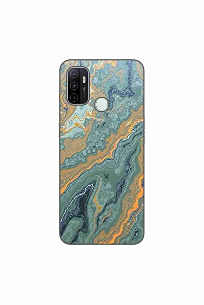 OEM Husa compatibila cu Oppo A53 Silicon Gel Tpu Model Forest Flame Marble