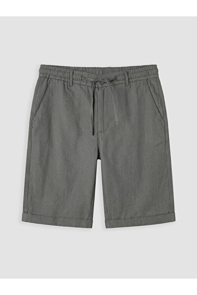 LC Waikiki Nevavm Regular Fit Linen Look Men's Shorts with a Difference