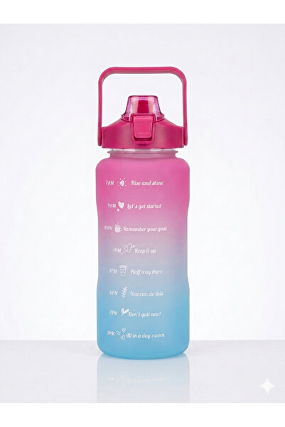 fitmart 2 Lt Motivational Sports Water Bottle Bpa Free
