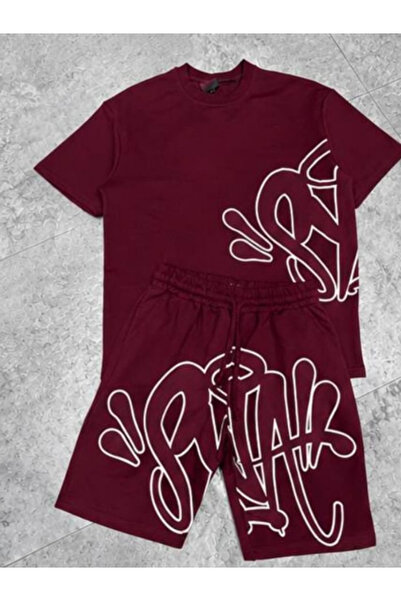 m.baba Yazılı Baskılı T-shirt 3 D Baskılı Tişört Ve Şortlu Takım
