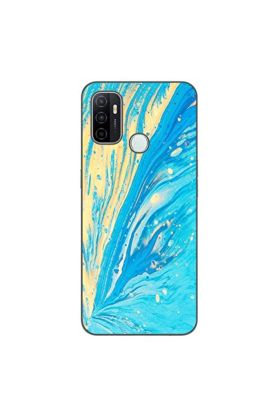 OEM Husa compatibila cu Oppo A53 Silicon Gel Tpu Model Aqua Bloom