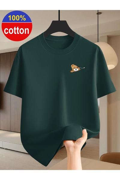 PAVRO Tricou unisex cu imprimeu mixt, confortabil